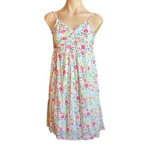 No Boundaries Pink and Blue Midi Dress Juniors S(3/5) GUC